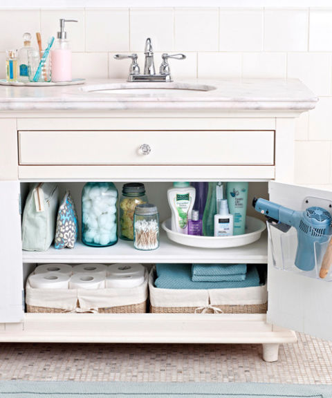 bathroom organization