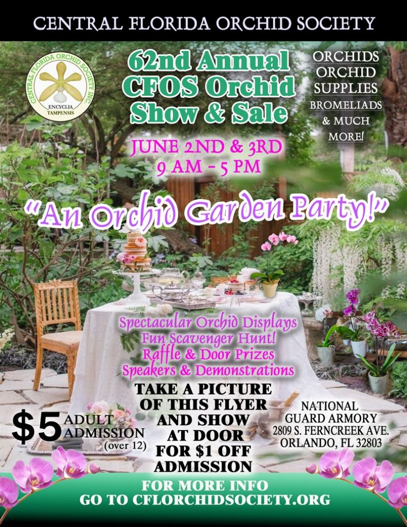 Central Florida Orchid Society Orchid Show and Sale